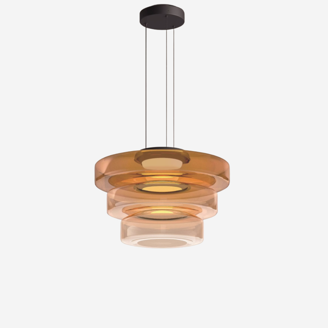 Glas-Hängeleuchten im Bauhaus-Stil