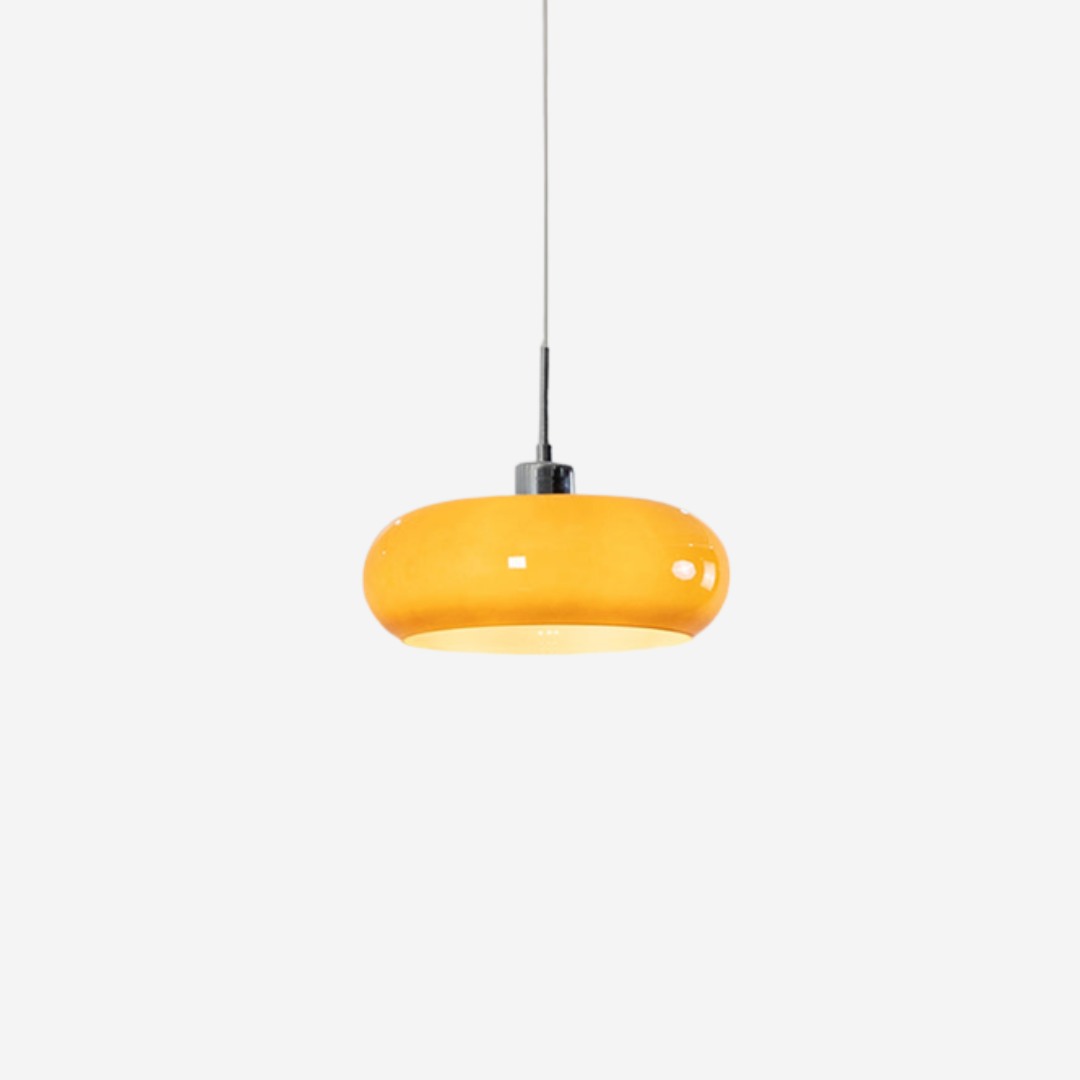 Hailie Brot Form Glas Pendelleuchte