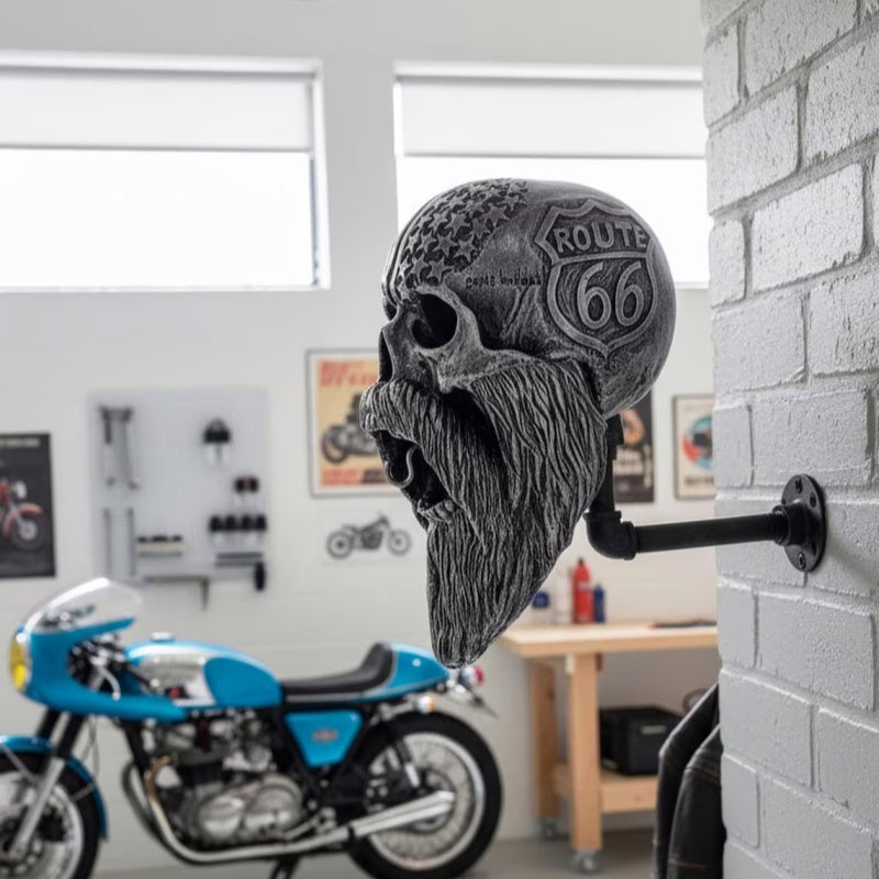 HD Rider Skull Helmet Holder