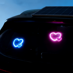 Car LED Ambient Light / Solar-Powered Heart-Shaped LED Neon Light
