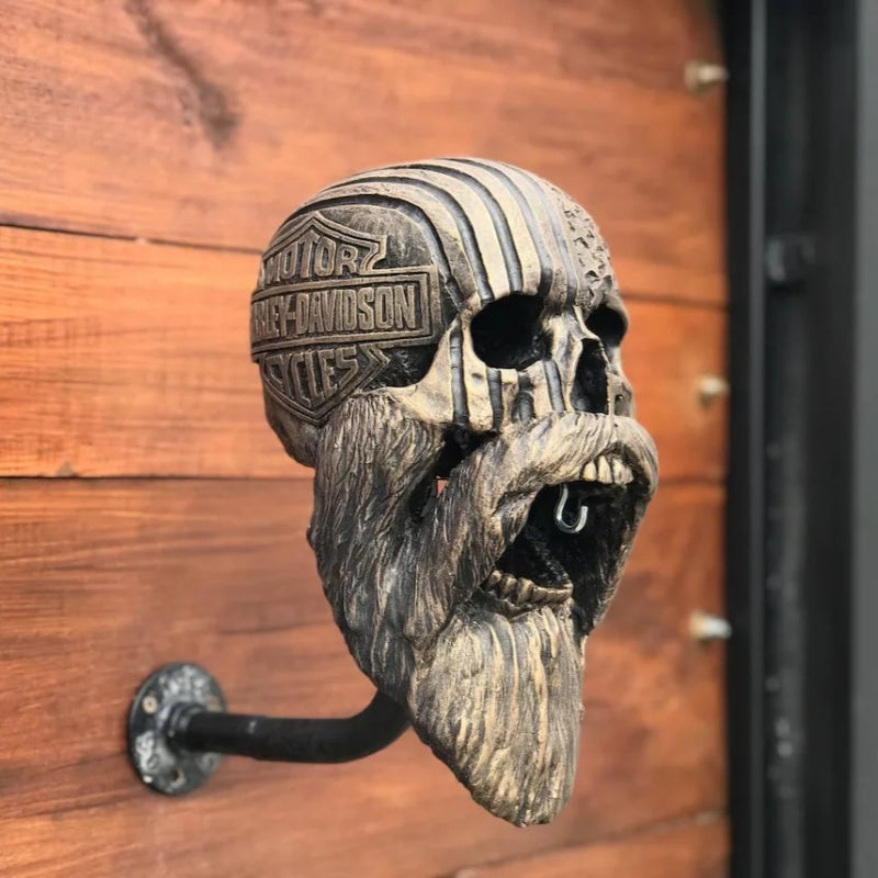 HD Rider Skull Helmet Holder