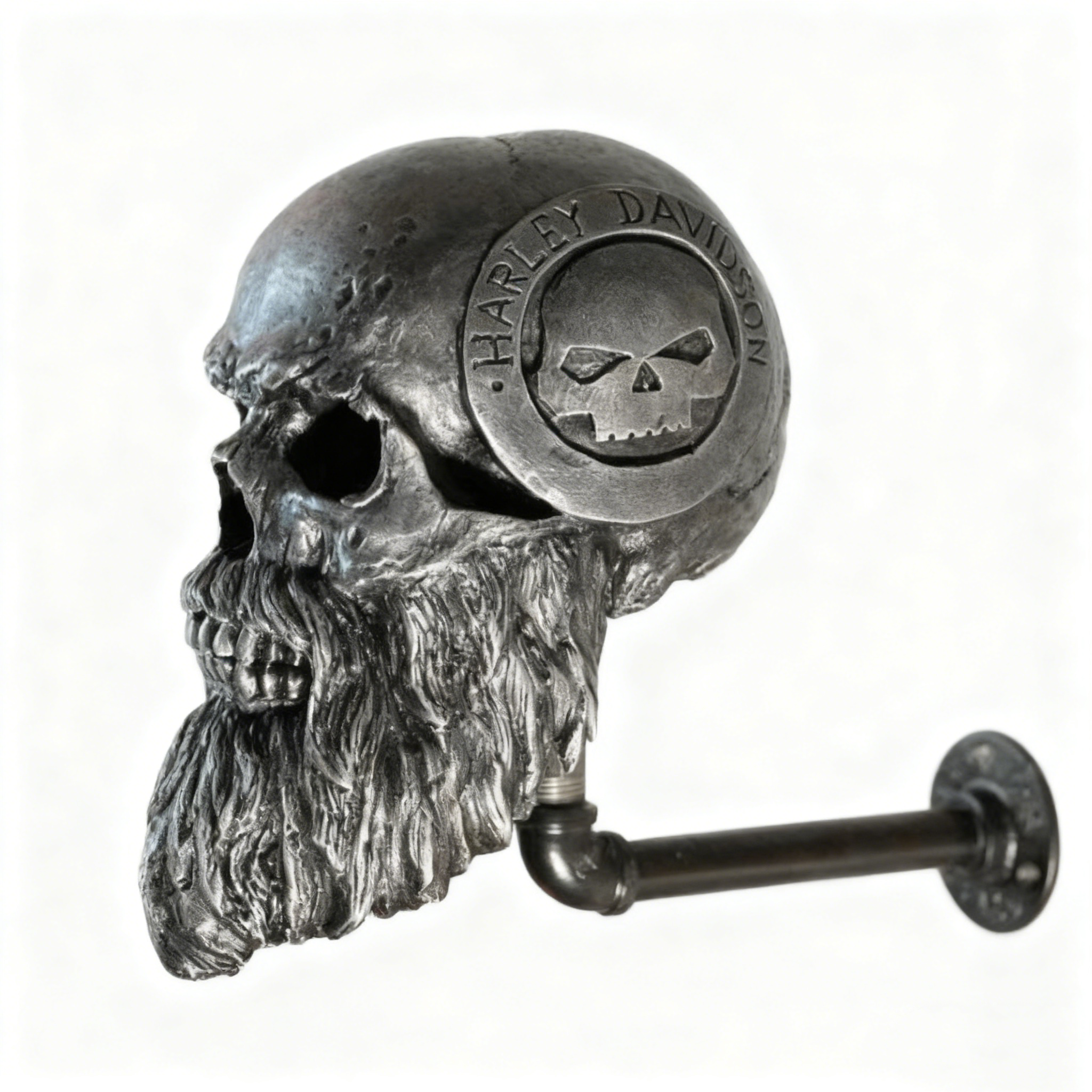 General HD Motorcycle Skull Helmet Stand