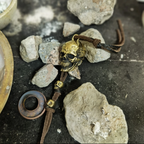 Motorcycle Biker Bell Accessory or Key Chain for Luck