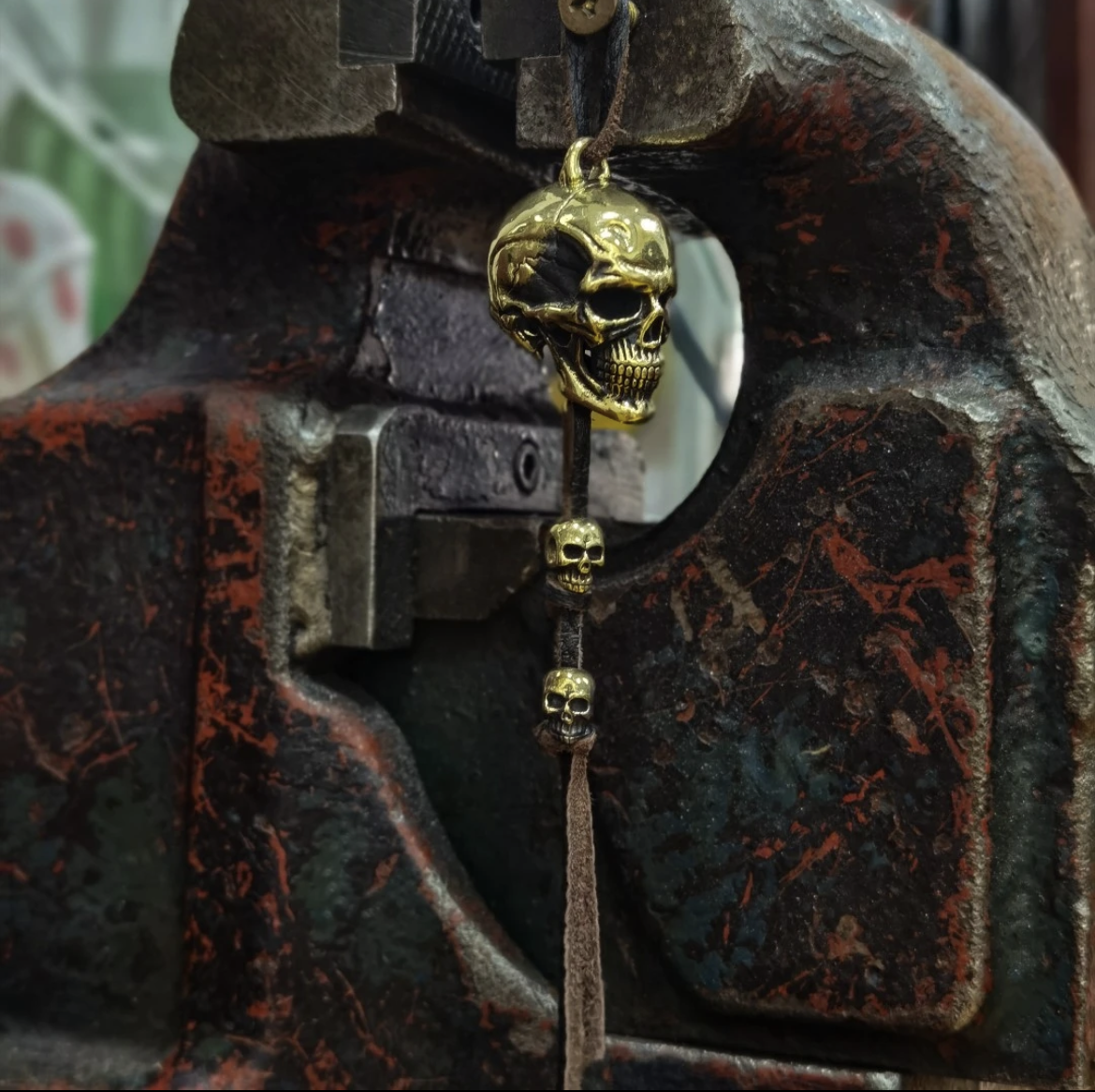 Motorcycle Biker Bell Accessory or Key Chain for Luck