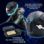 Universal Motorcycle Helmet El Line Light