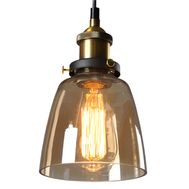 Antike Glas-Pendelleuchte | Vintage-Stil