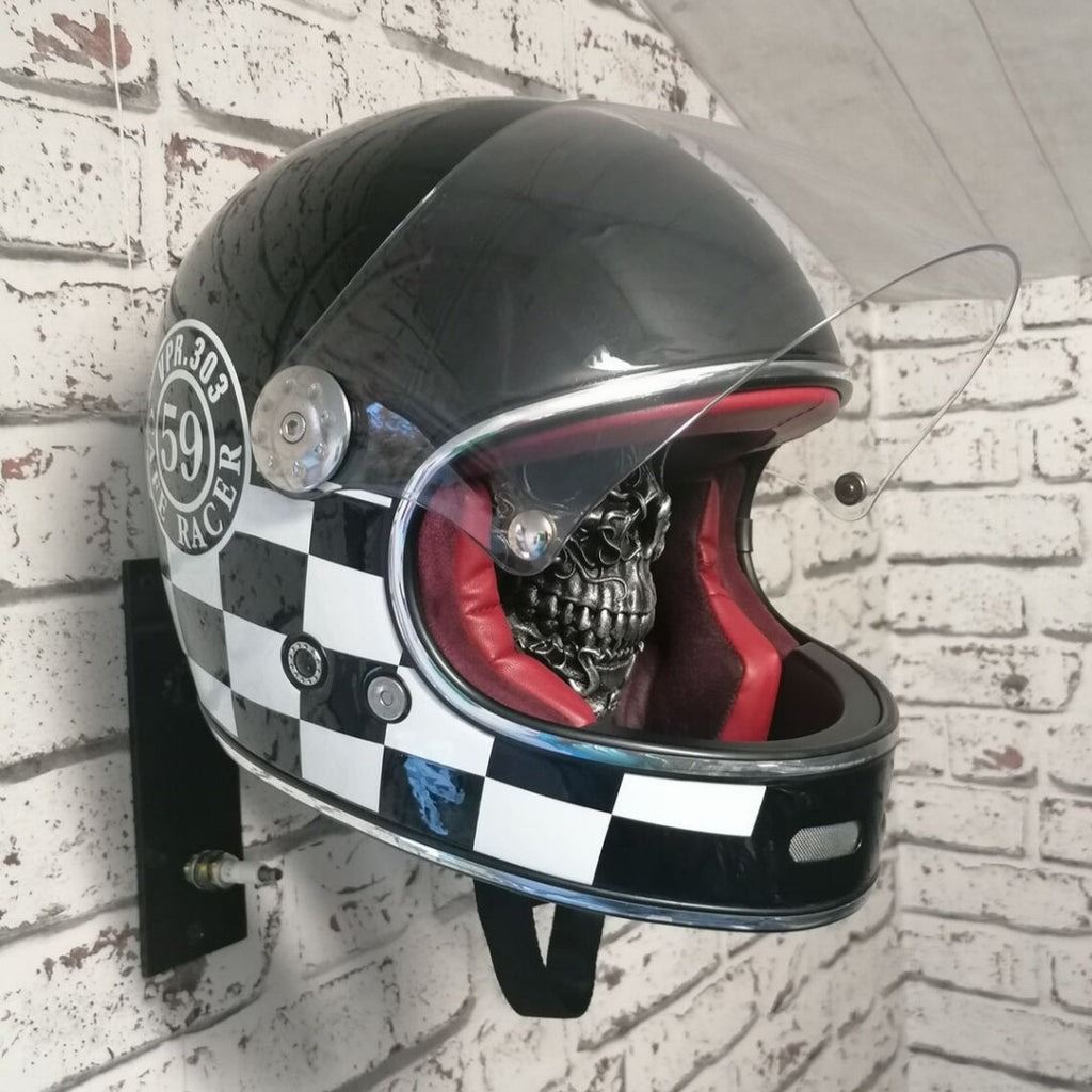 LAST DAY 70% OFF -Motorcycle Helmet Templar Skull Stand