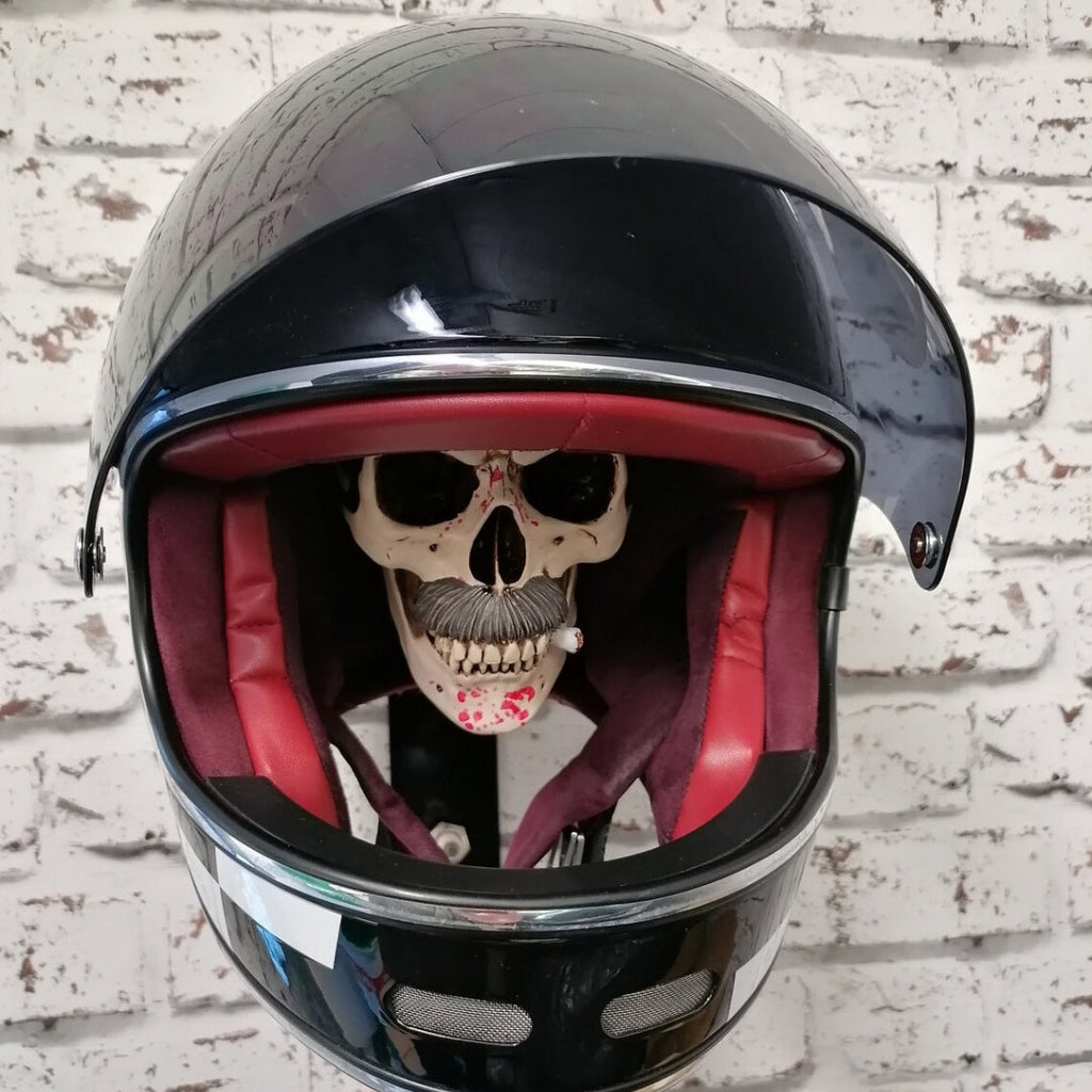 LAST DAY 70% OFF -Motorcycle Helmet Slick Skull Stand
