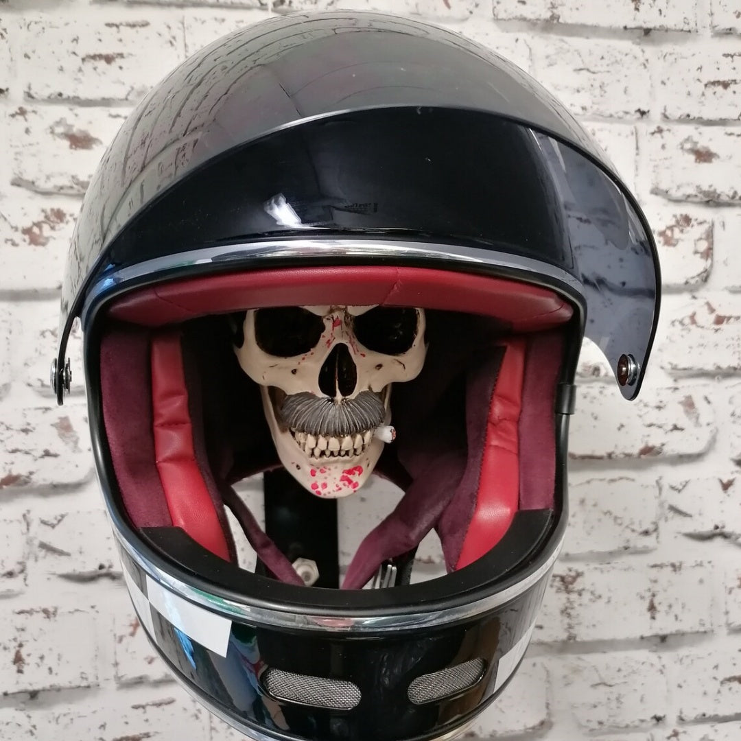 LAST DAY 70% OFF -Motorcycle Helmet Slick Skull Stand