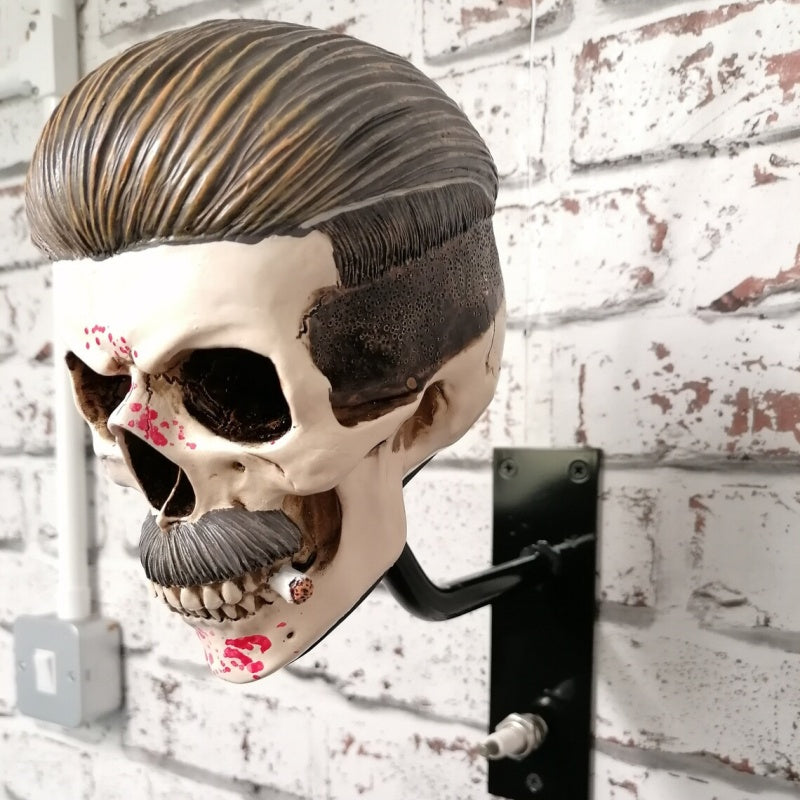 LAST DAY 70% OFF -Motorcycle Helmet Slick Skull Stand