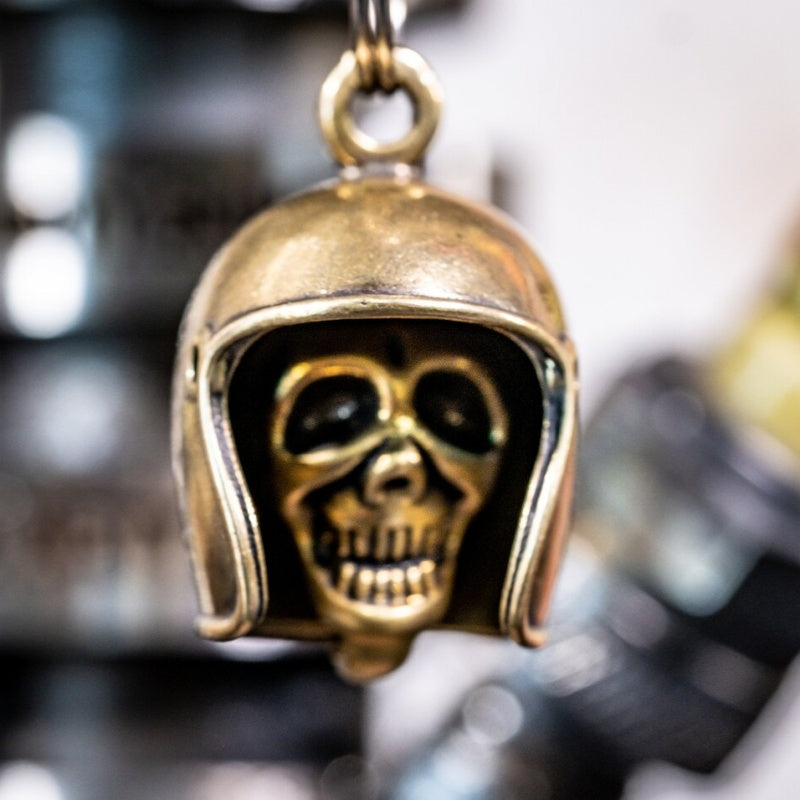 Skull Motorcycle Guardian Gremlin Bell Hanger