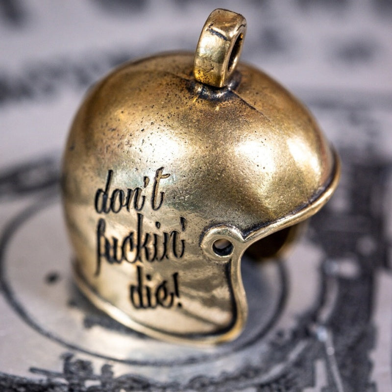 Skull Motorcycle Guardian Gremlin Bell Hanger