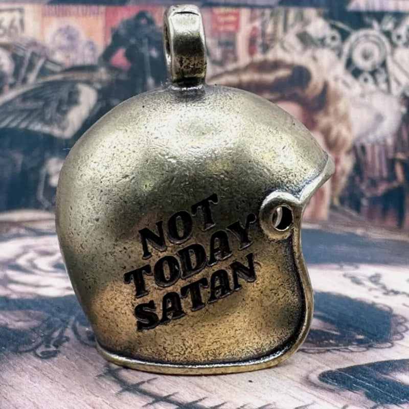 Skull Motorcycle Guardian Gremlin Bell Hanger