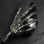 Motorcycle LED Hollowed-out Claw-shaped Turn Signals and Rearview Mirrors